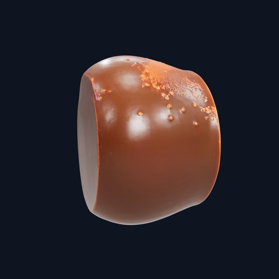 Chocolate Truffle Model Pack with Detailed Texture